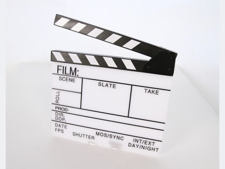 White Clapperboard